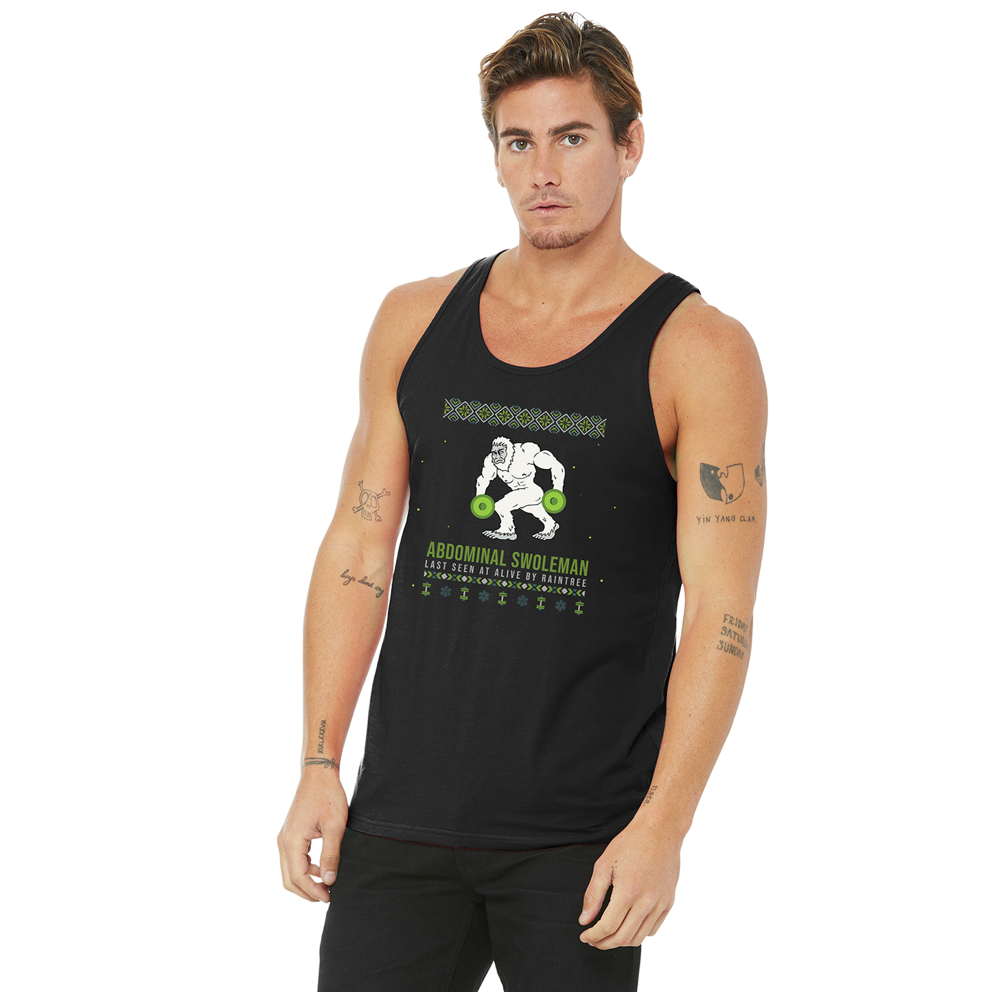 Alive Abdominal Swoleman Men's Tank