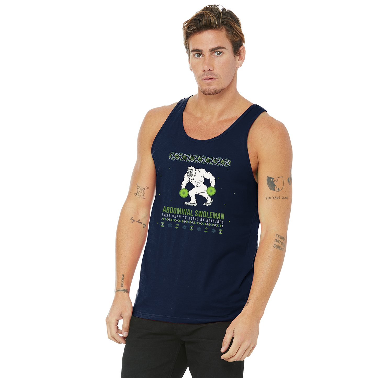 Alive Abdominal Swoleman Men's Tank