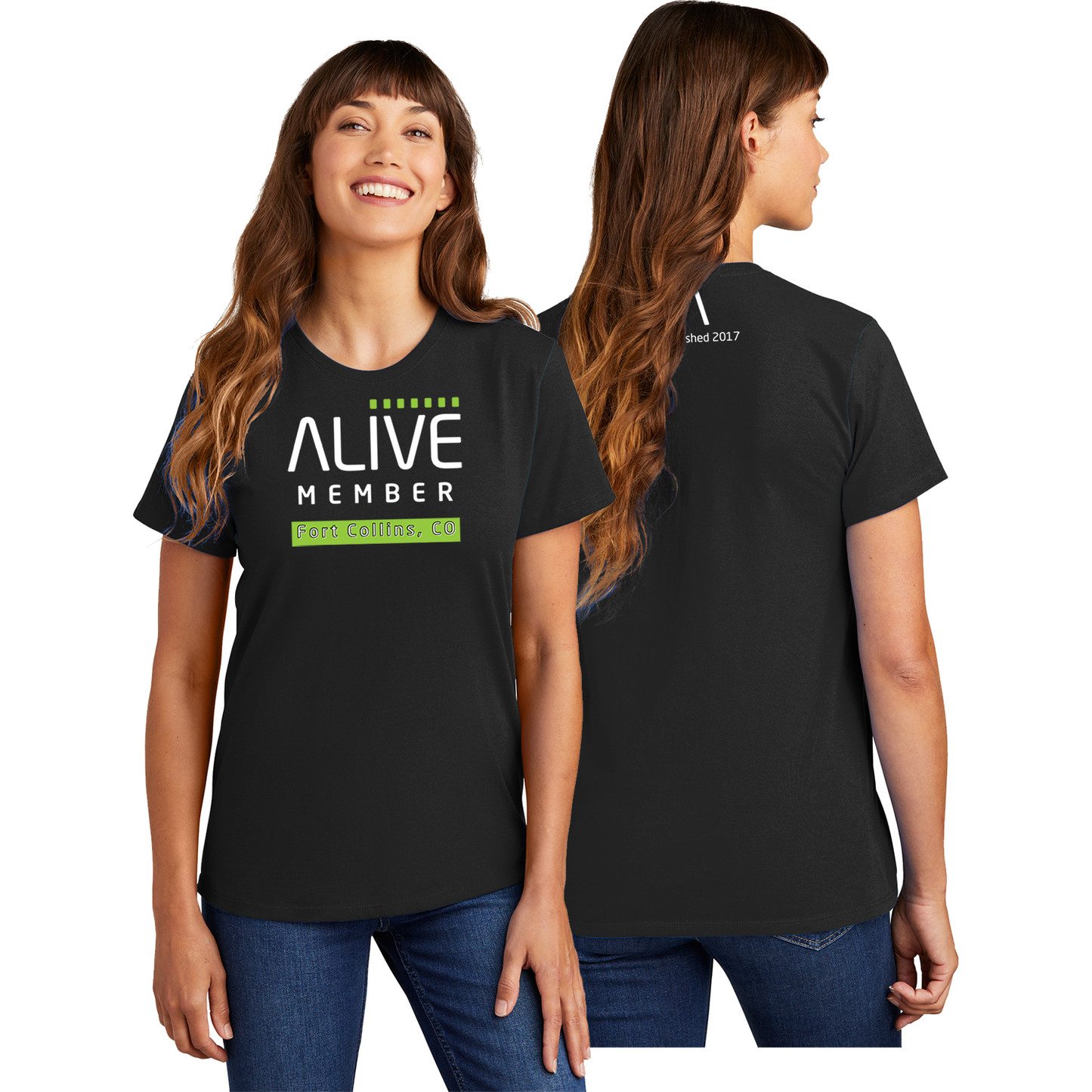 Alive Ladies Anniversary Crew Tee