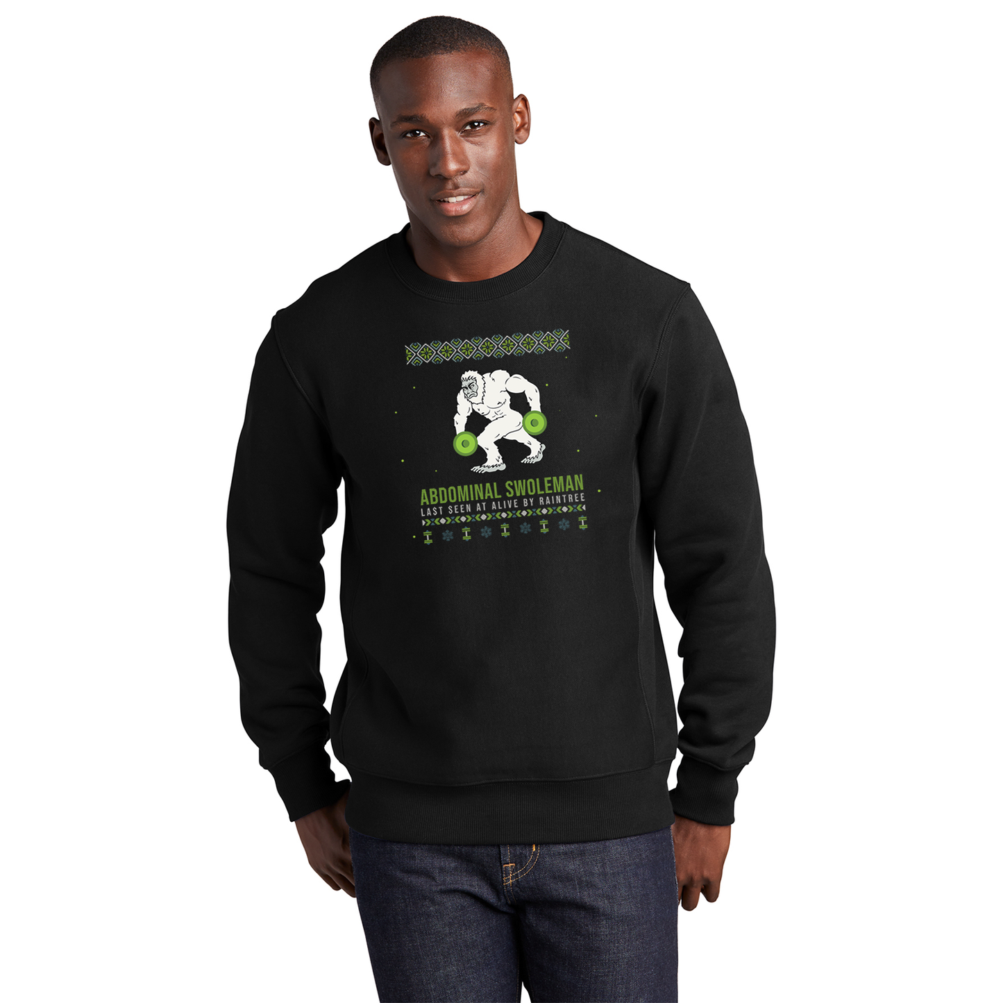 Alive Abdominal Swoleman Unisex Crew