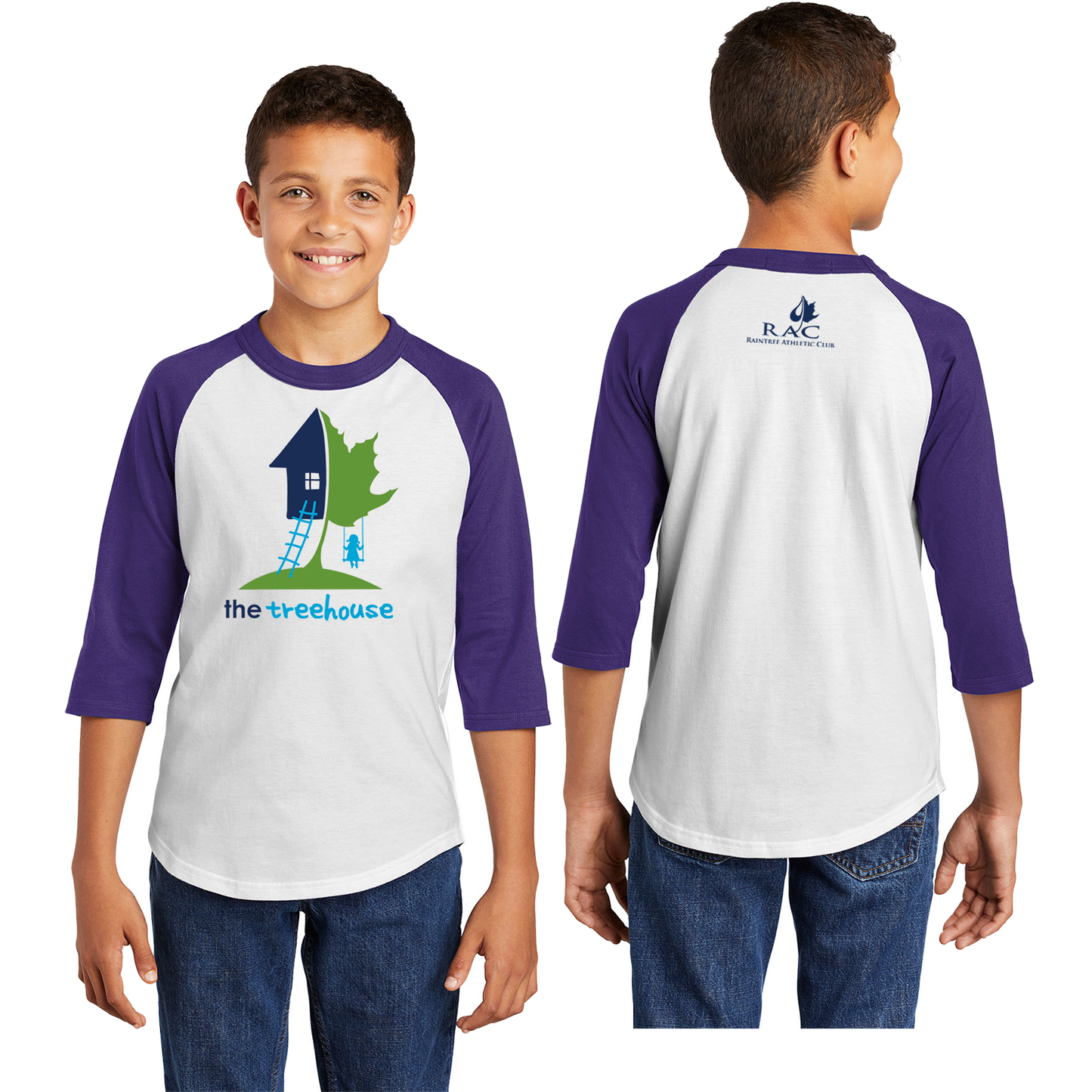 Treehouse Sport-Tek Youth Baseball Tee