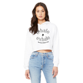 Just Breathe Ladies Crop Hoodie