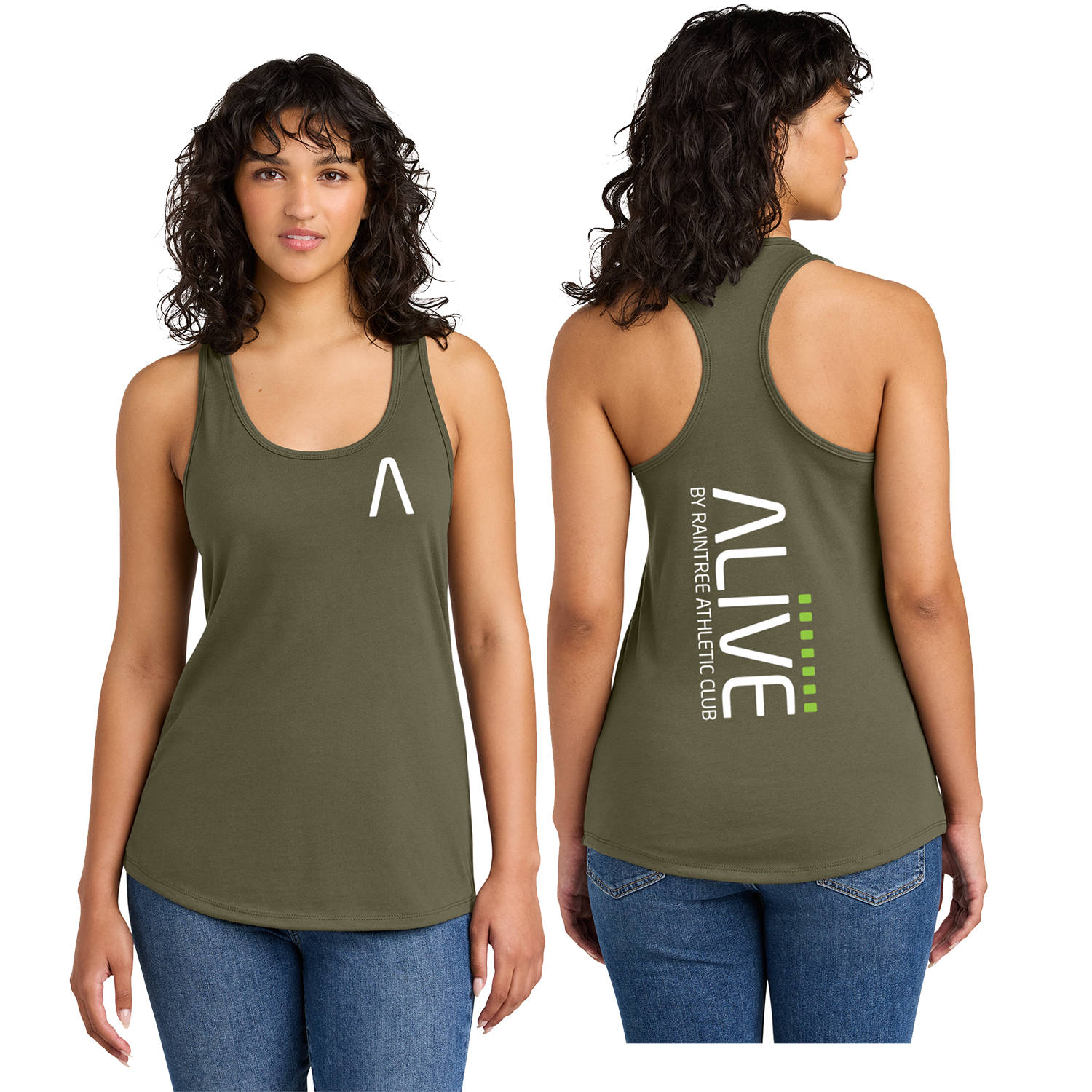 Alive Ladies Racerback Tank